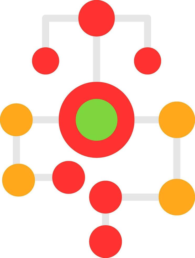 conception d'icône vectorielle de carte mentale vecteur