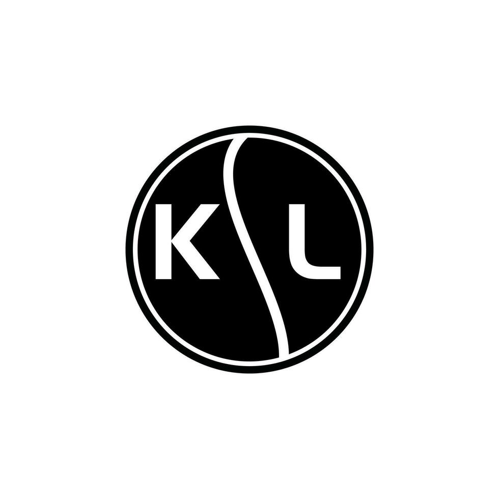 kl lettre logo design.kl Créatif initiale kl lettre logo conception. kl Créatif initiales lettre logo concept. vecteur