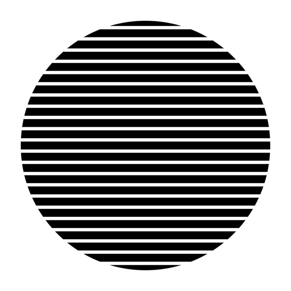 cercle demi-teinte abstrait à pois cercles rond icône. vecteur