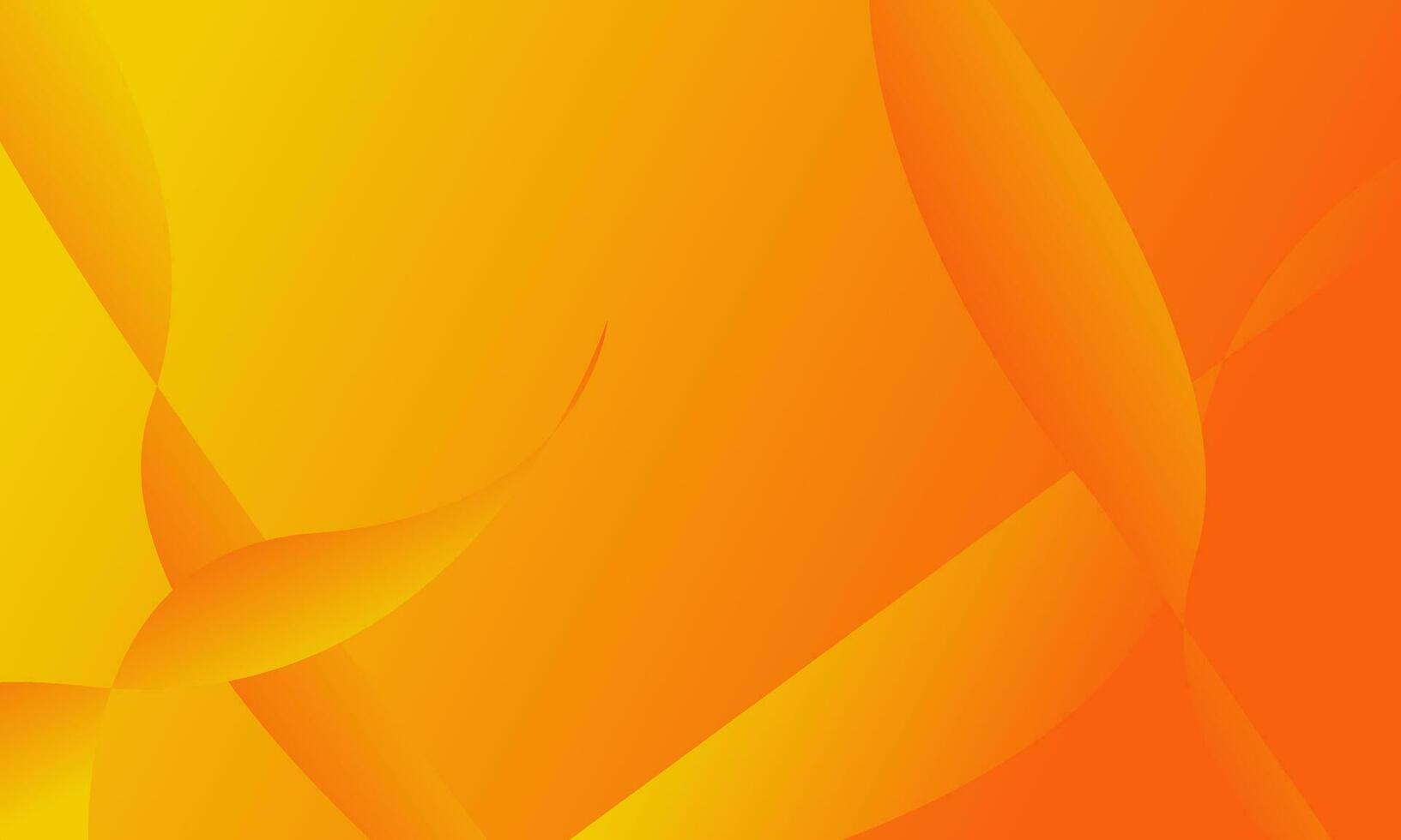 Orange abstrait Contexte avec magnifique vague formes dynamique vecteur