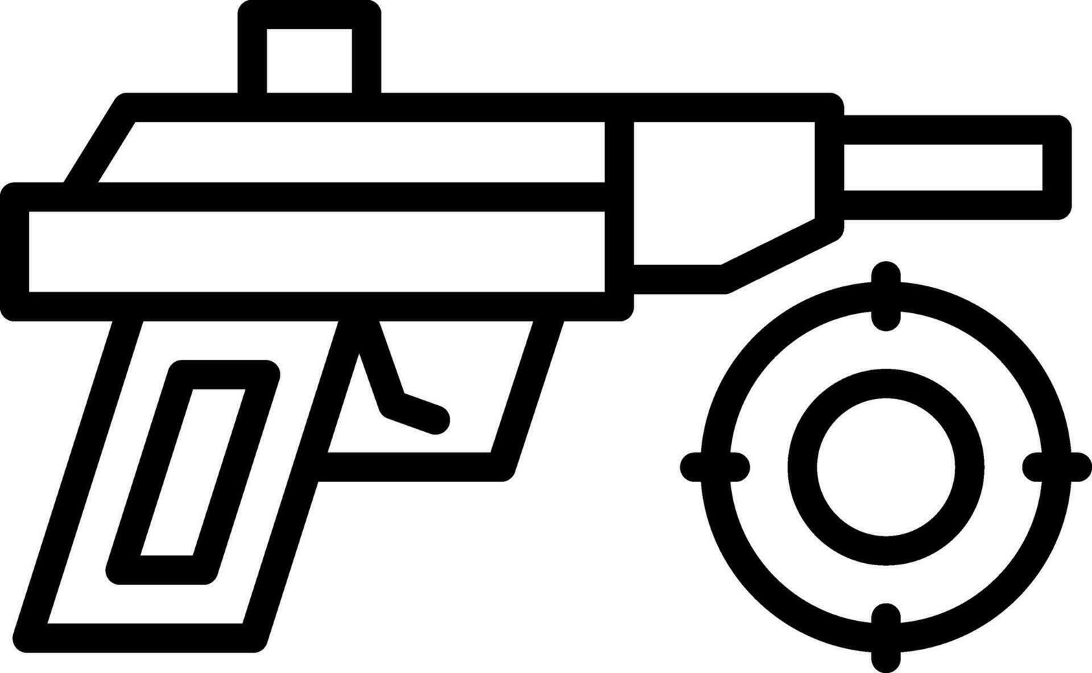 laser pistolet vecteur icône conception