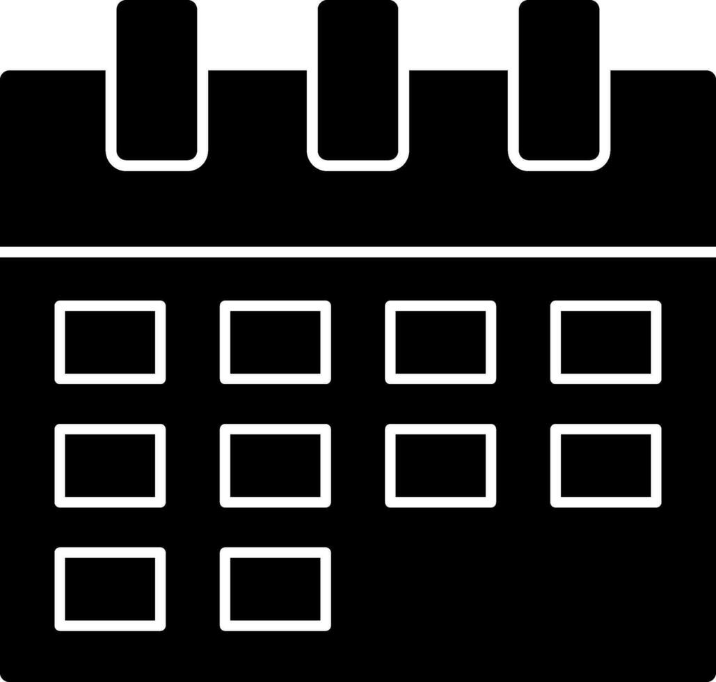 conception d'icône de vecteur de calendrier