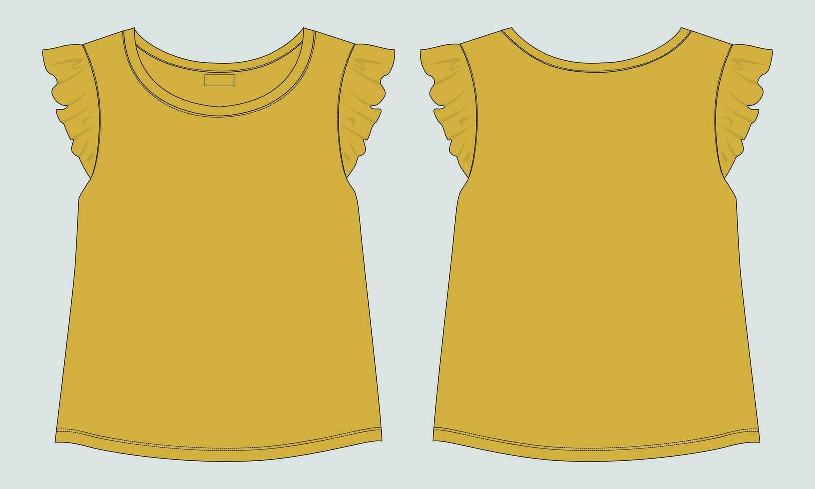 modèle d'illustration vectorielle de conception de vêtements pour bébés filles vecteur