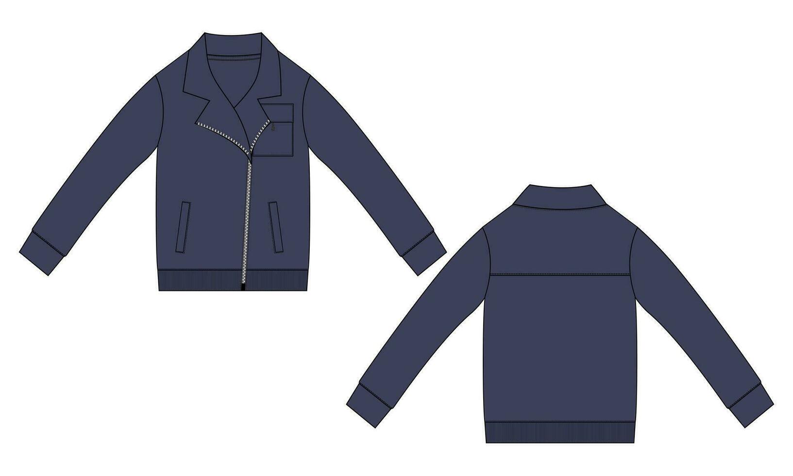 longue manche veste vecteur illustration modèle pour Pour des hommes et garçons