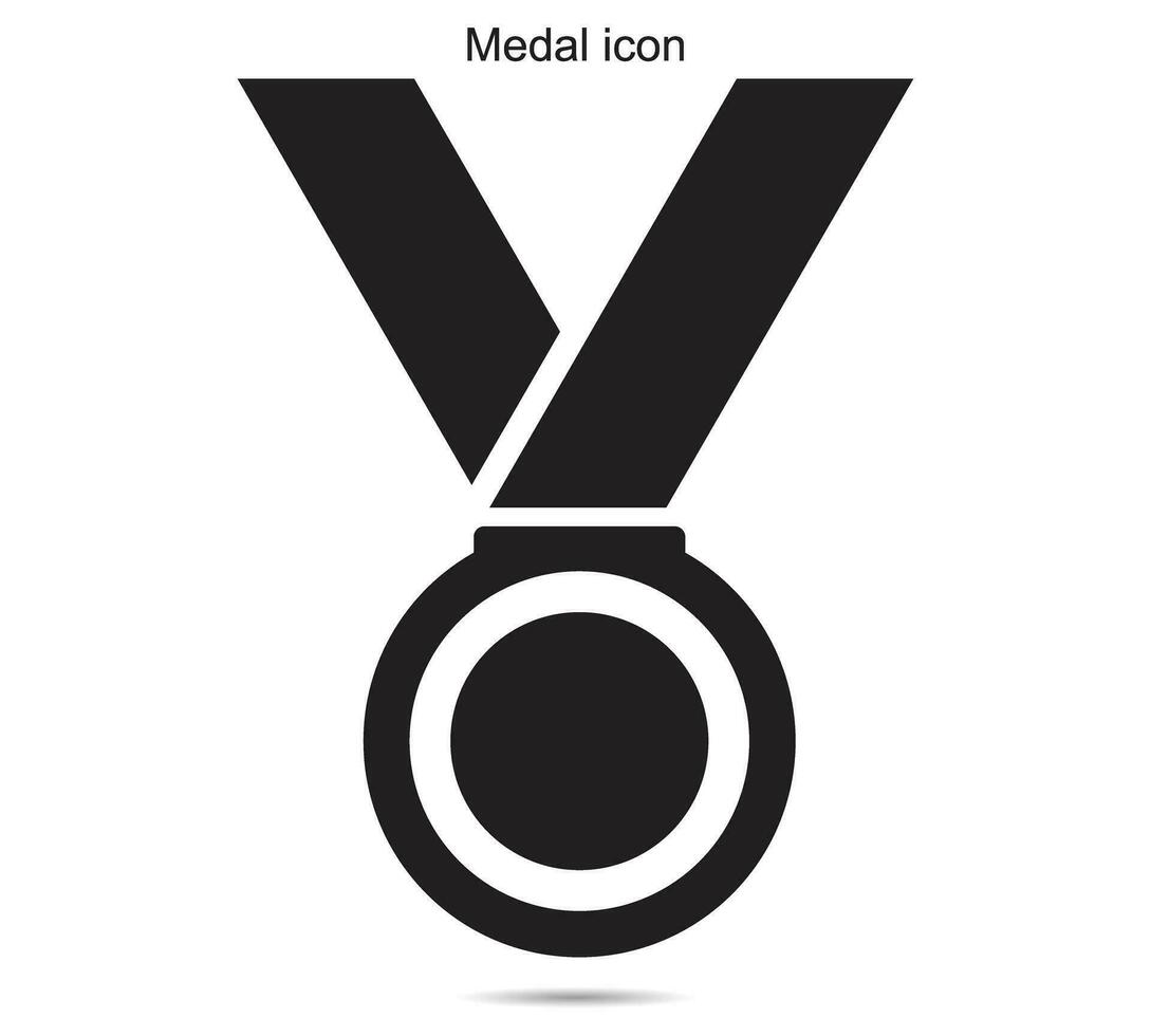 médaille icône, vecteur illustration.