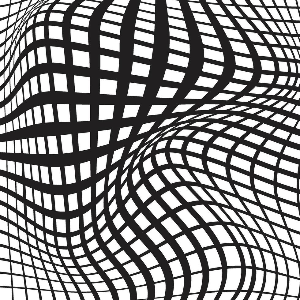 3d abstrait monochrome Contexte avec ligne modèle, vecteur conception, La technologie thème, dimensionnel ligne couler dans perspective, gros données, nanotechnologie.