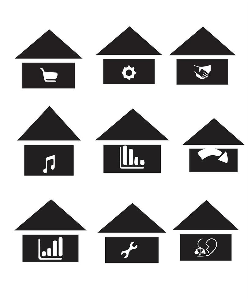 ensemble d'icônes fines de maisons et de biens immobiliers. collection de symboles de contour. trait vectoriel modifiable. 256x256 pixels parfait évolutif à 128px, 64px...