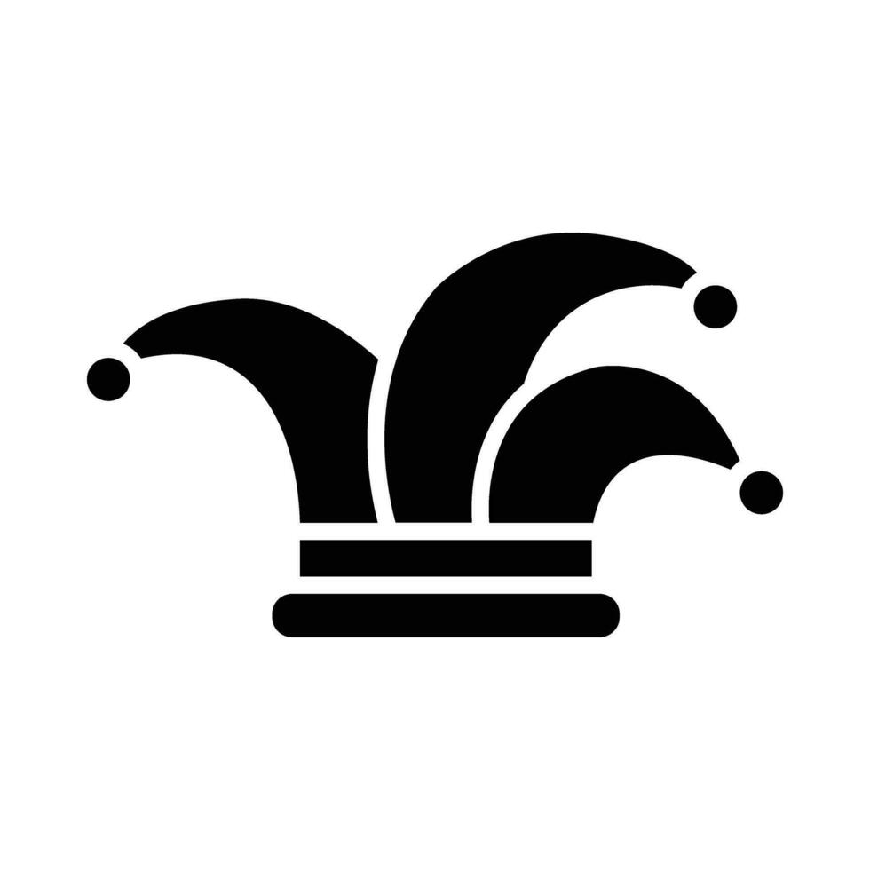 bouffon chapeau vecteur glyphe icône pour personnel et commercial utiliser.
