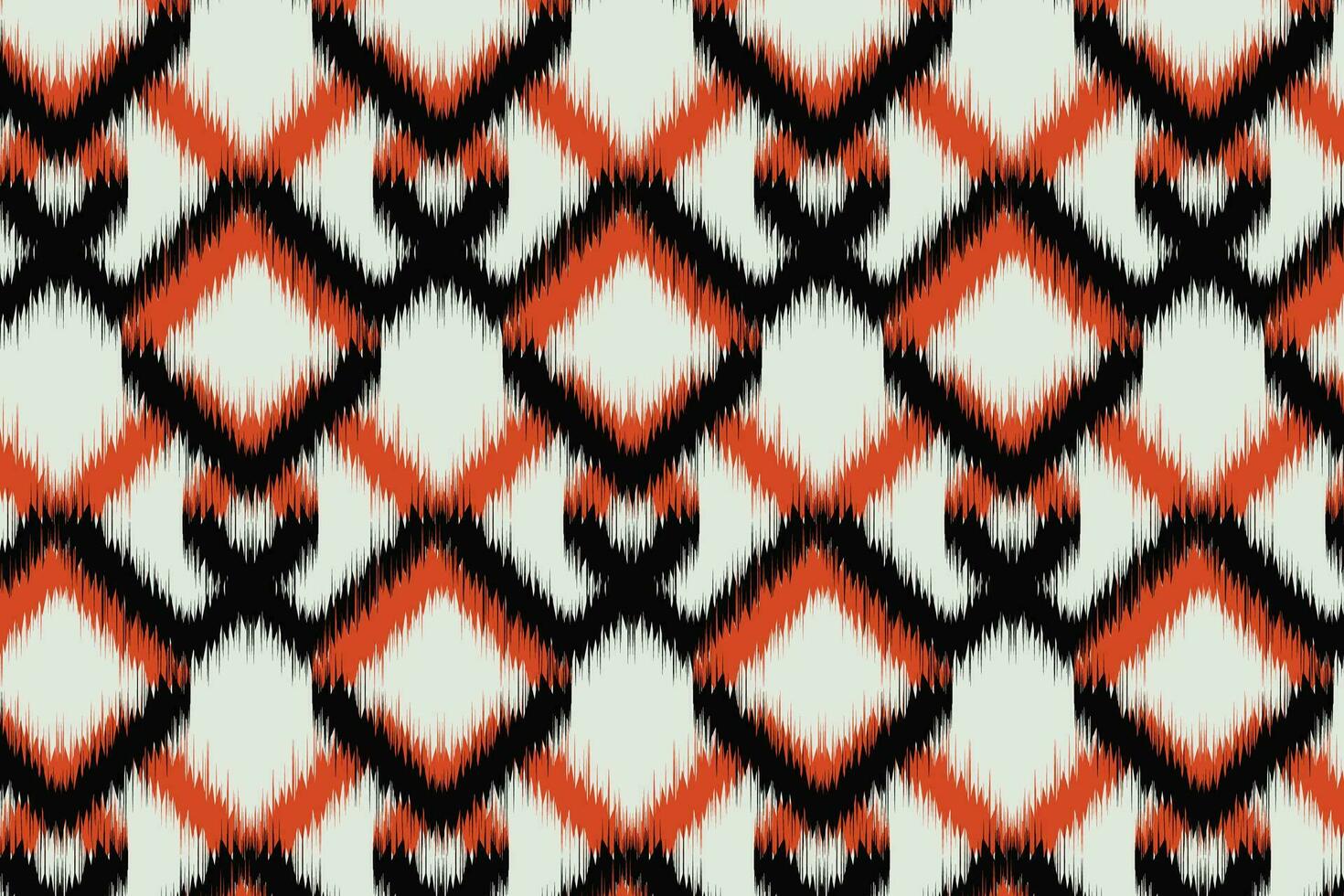 ethnique ikat artisanat modèle abstrait vecteur. vecteur