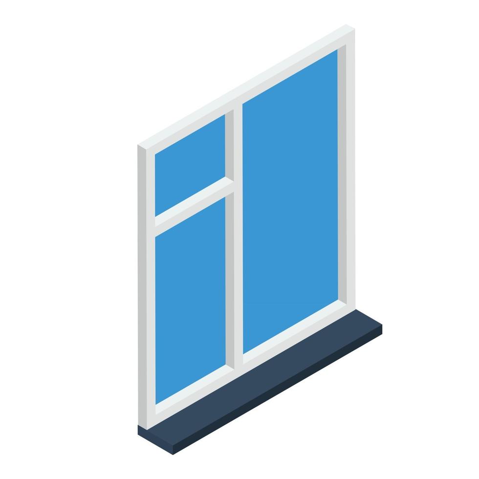 fenêtre en verre cadre vecteur