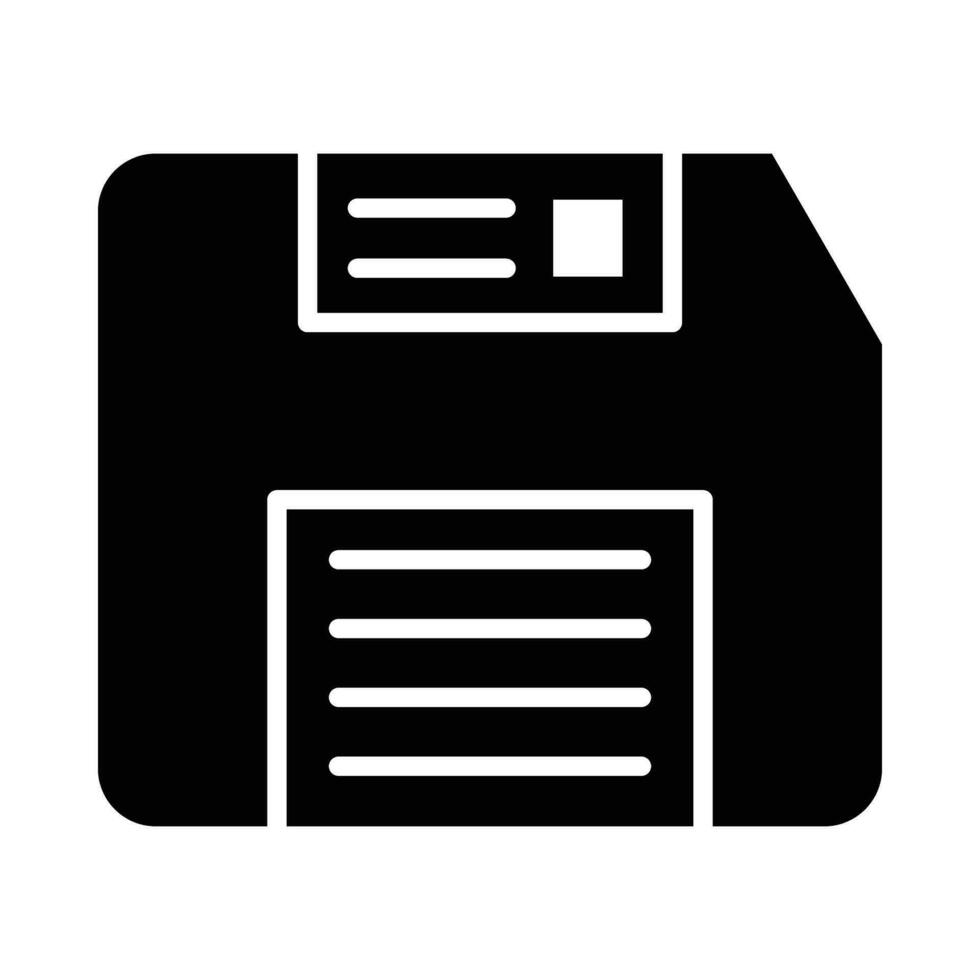 disquette vecteur glyphe icône pour personnel et commercial utiliser.