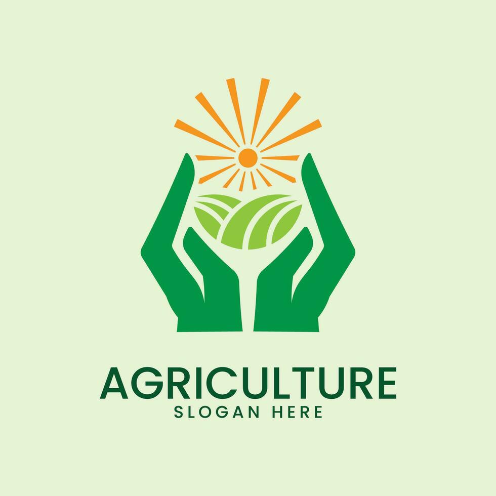 agriculture logo vecteur illustration conception