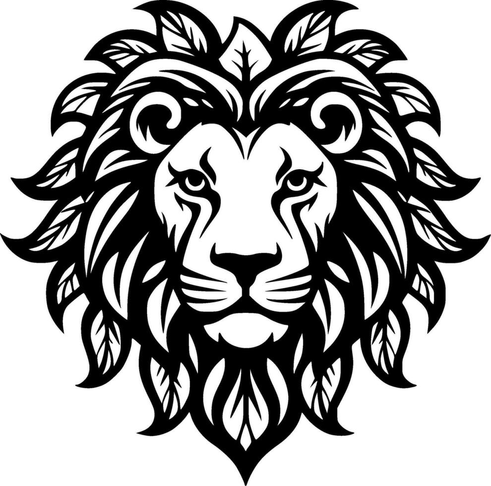 lion, minimaliste et Facile silhouette - vecteur illustration