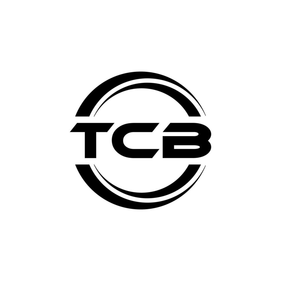 tcb logo conception, inspiration pour une unique identité. moderne élégance et Créatif conception. filigrane votre Succès avec le frappant cette logo. vecteur