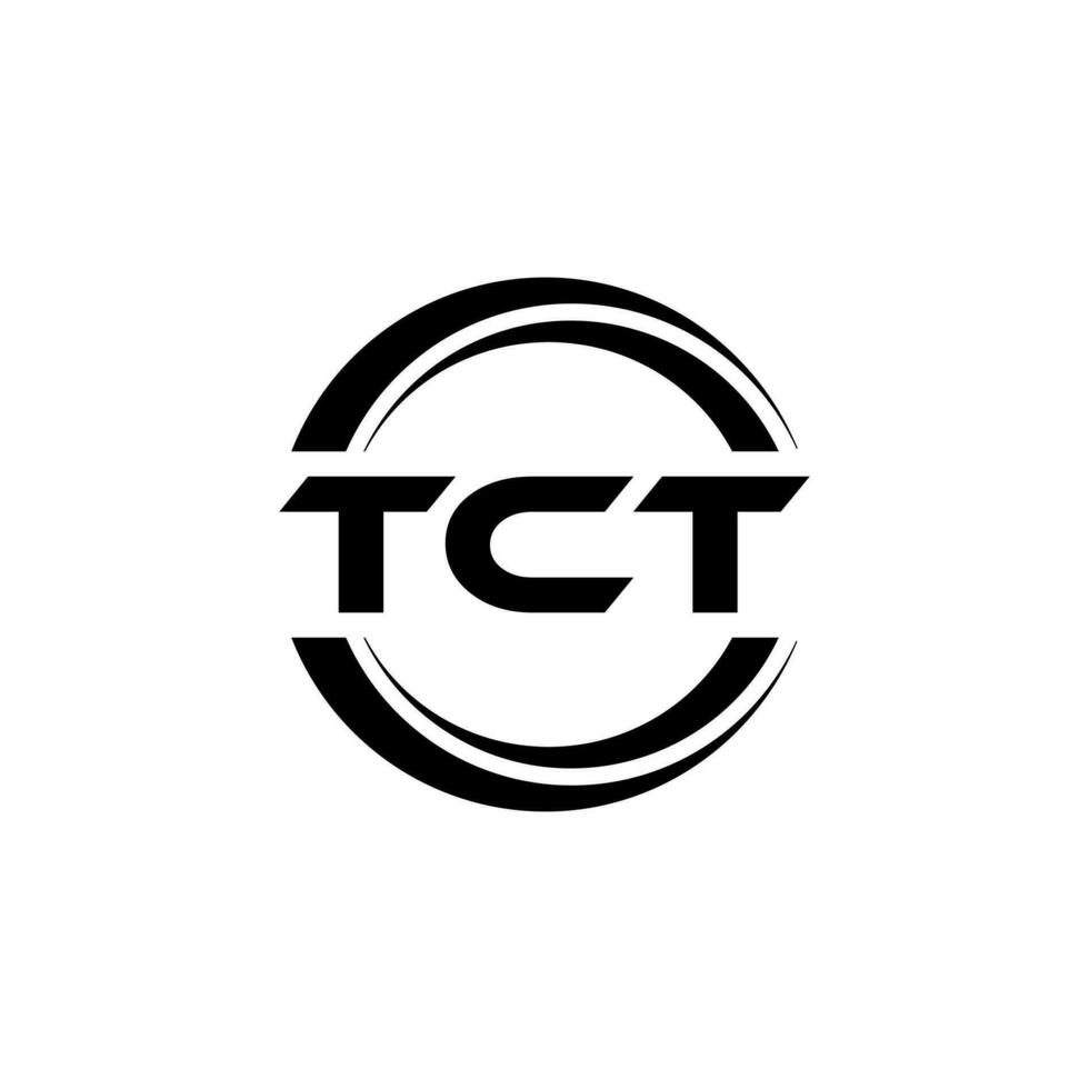 tct logo conception, inspiration pour une unique identité. moderne élégance et Créatif conception. filigrane votre Succès avec le frappant cette logo. vecteur