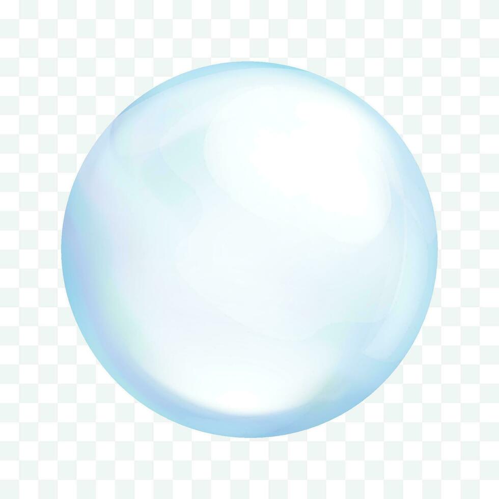 vecteur transparent bleu savon bulles ensemble sur plaid Contexte