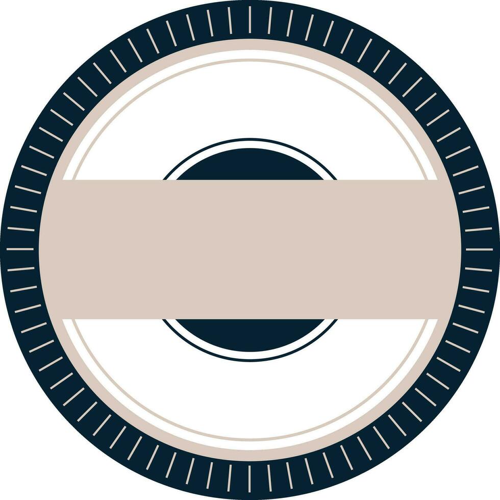 cercle badge élément vecteur