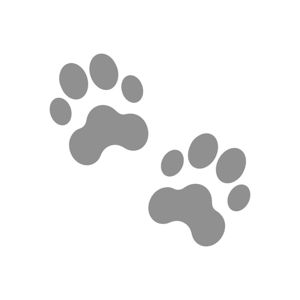 pattes icône isolé sur blanc Contexte. animaux symbole moderne, simple, vecteur, icône pour site Internet conception, mobile application, ui. vecteur illustration