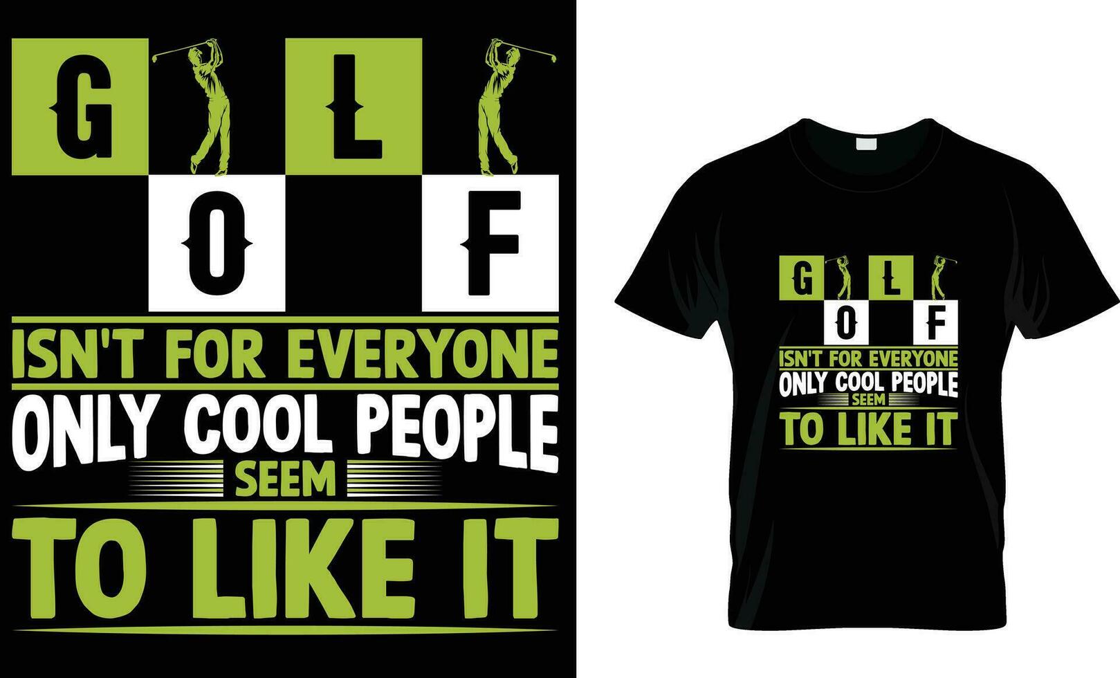 le golf t chemise conception, typographie le golf t chemise conception, ancien le golf t chemise conception, rétro le golf T-shirt conception, vecteur illustrateur