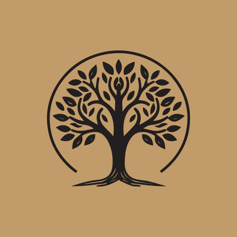 logo vectoriel arbre