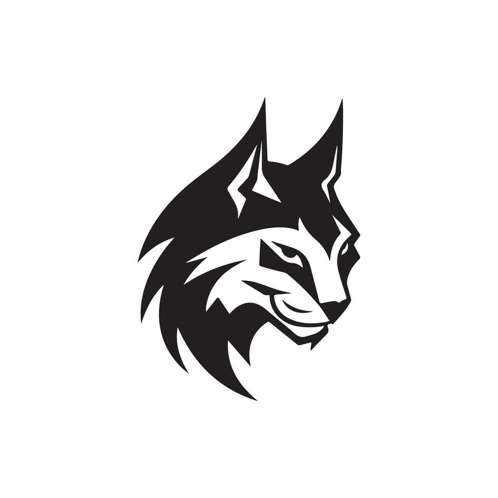 moderne Lynx silhouette logo vecteur