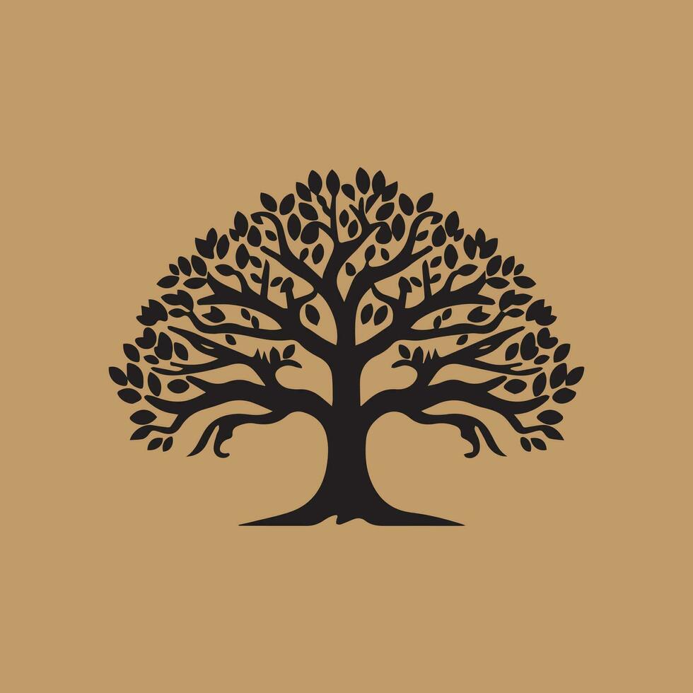 logo vectoriel arbre