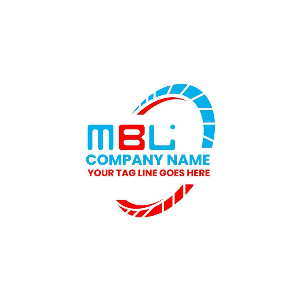 mbl lettre logo Créatif conception avec vecteur graphique, mbl Facile et moderne logo. mbl luxueux alphabet conception