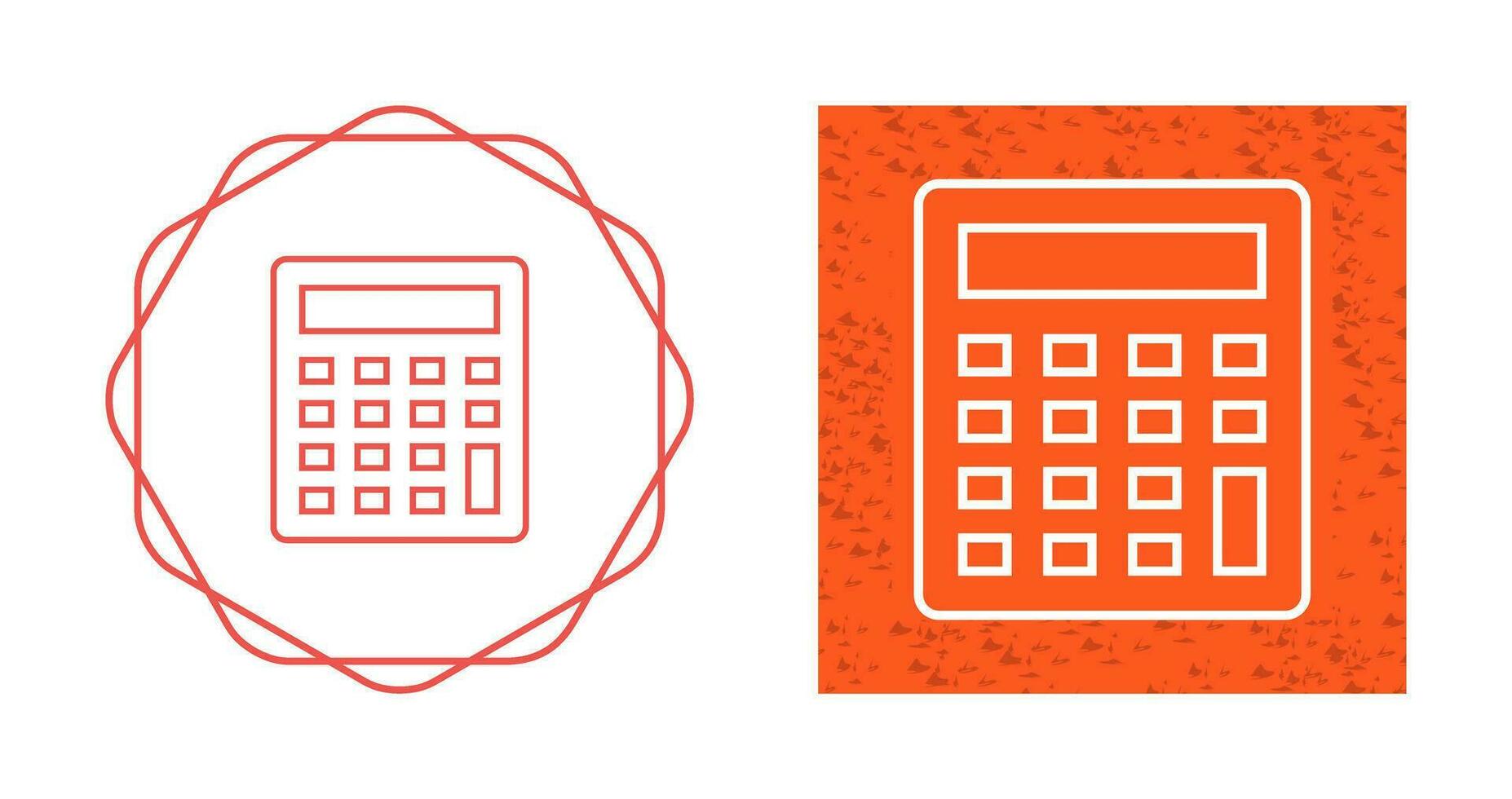 icône de vecteur de calculatrice d'entreprise