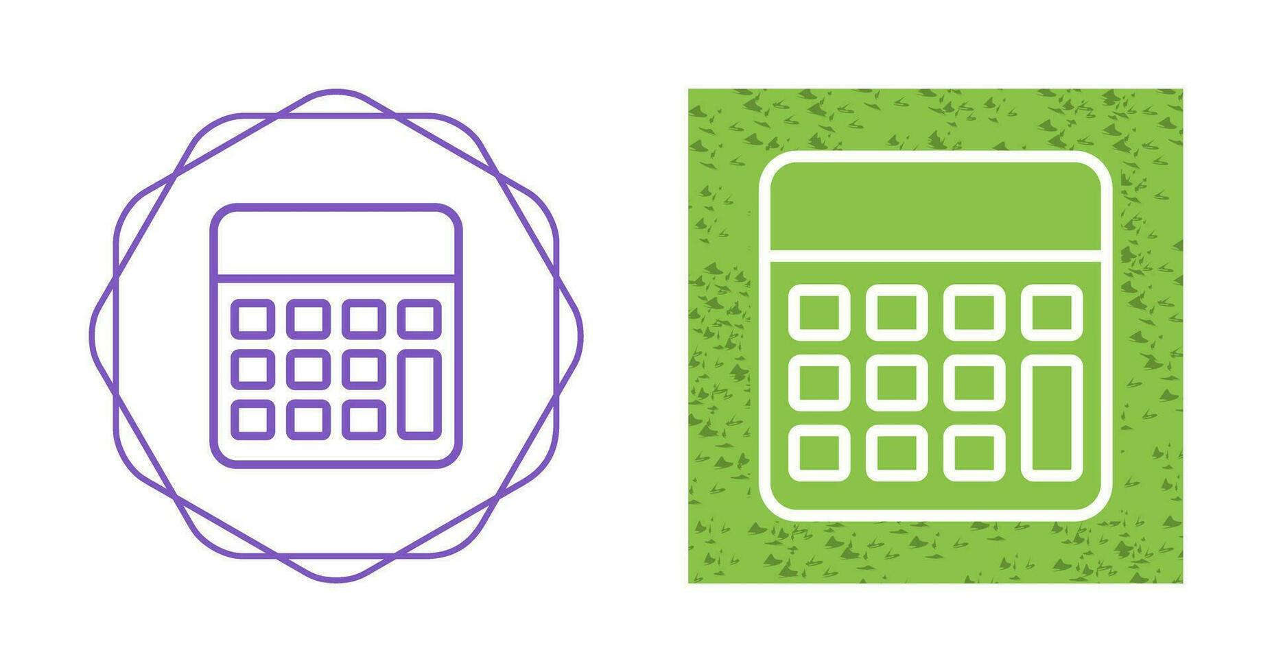 icône de vecteur de calculatrice