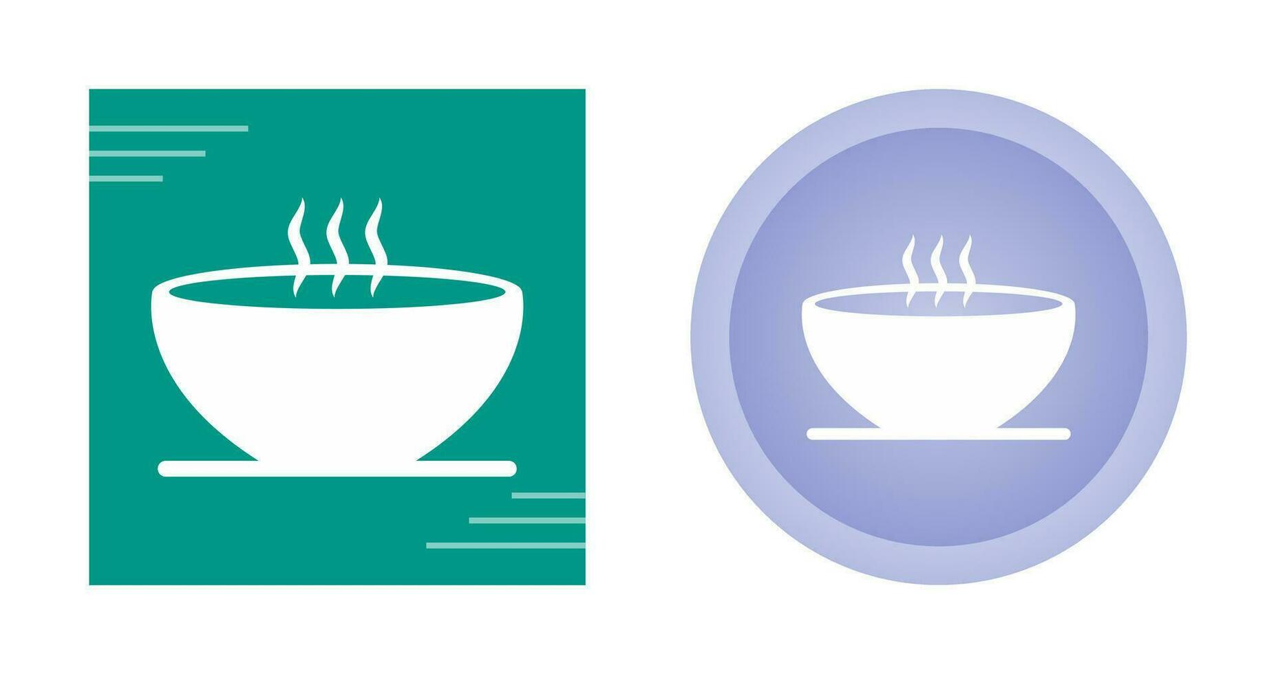 icône de vecteur de soupe chaude