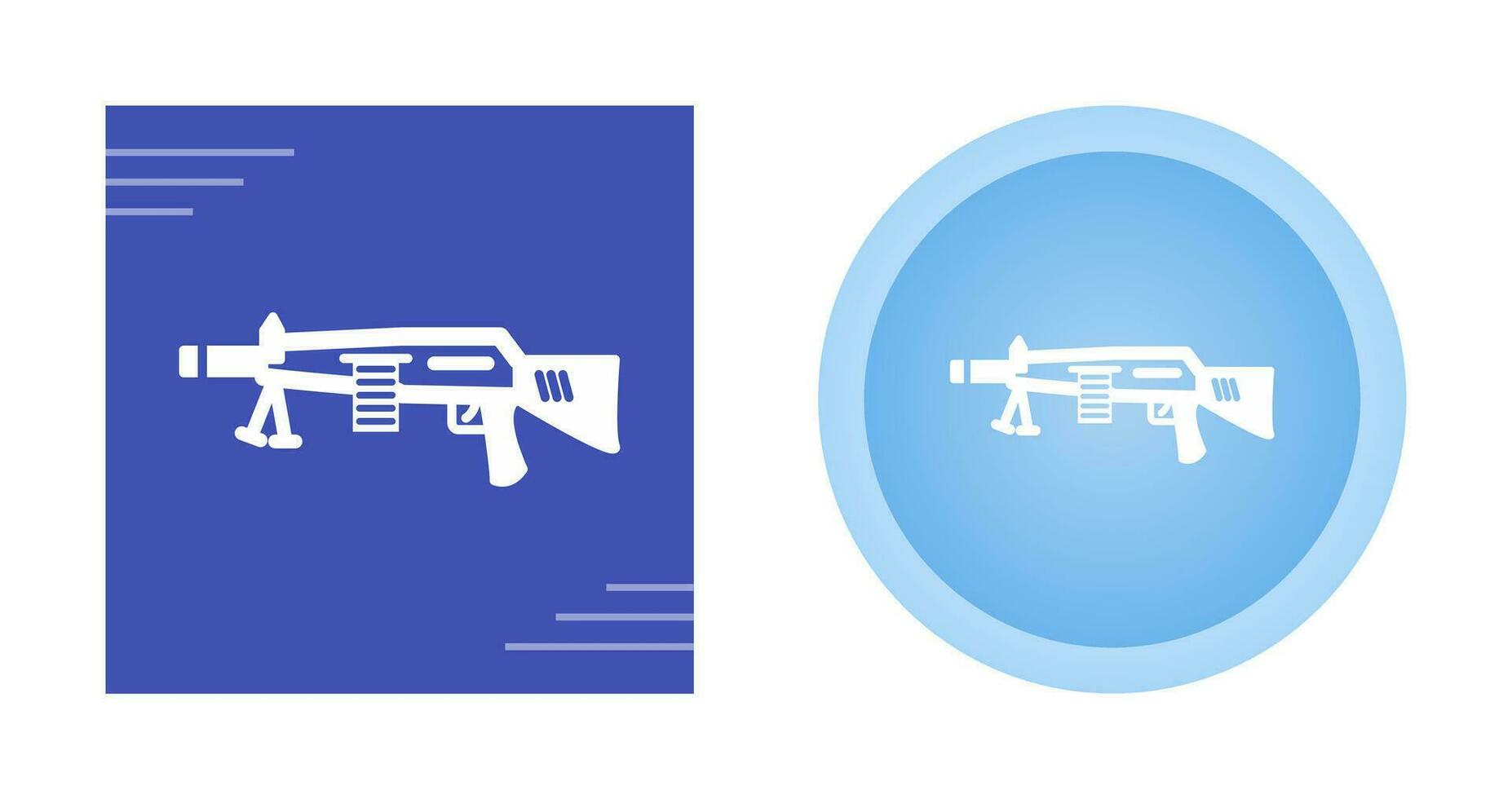 icône de vecteur de mitrailleuse