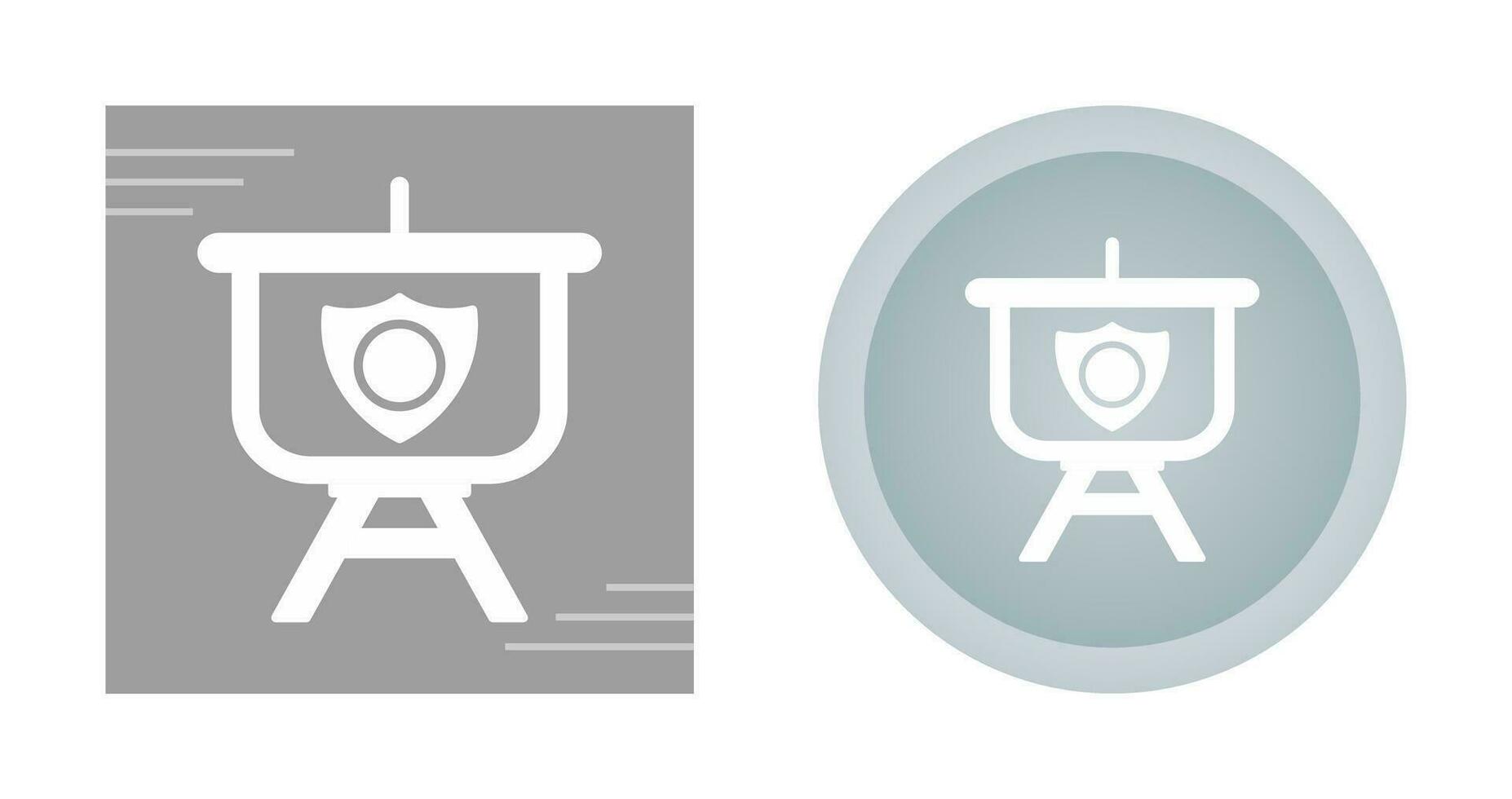 icône de vecteur de présentation de sécurité