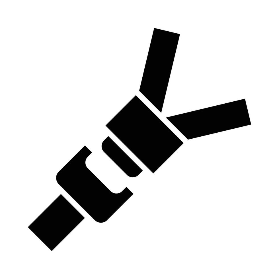 sécurité ceinture vecteur glyphe icône pour personnel et commercial utiliser.