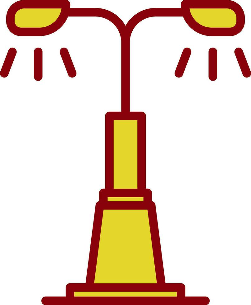 conception d'icône de vecteur de réverbère