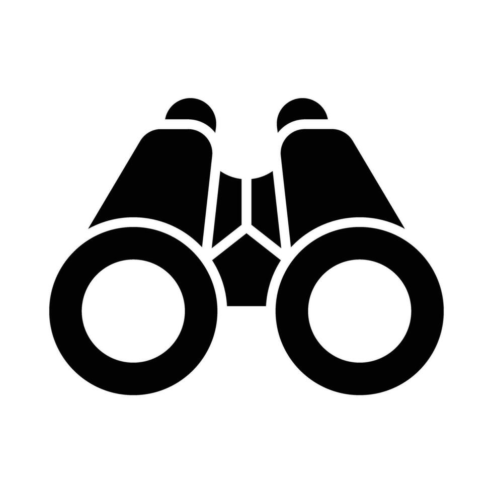 jumelles vecteur glyphe icône pour personnel et commercial utiliser.