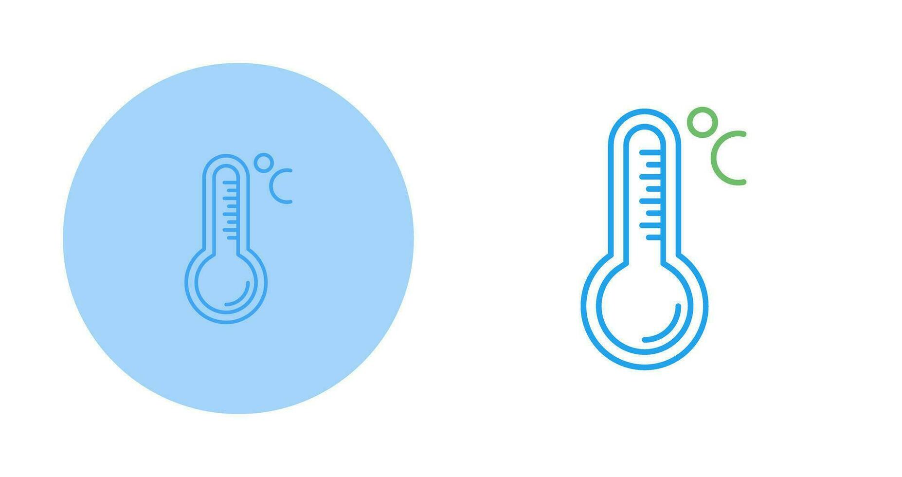 icône de vecteur de thermomètre