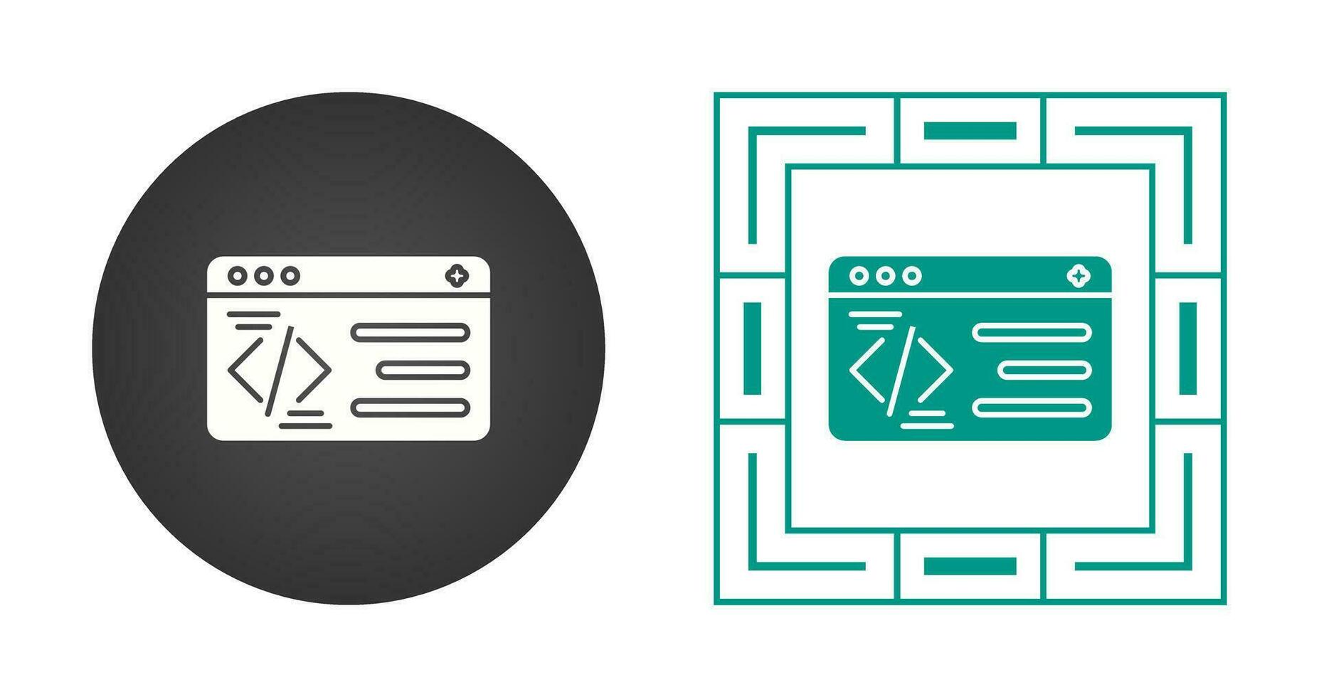 icône de vecteur de programmation