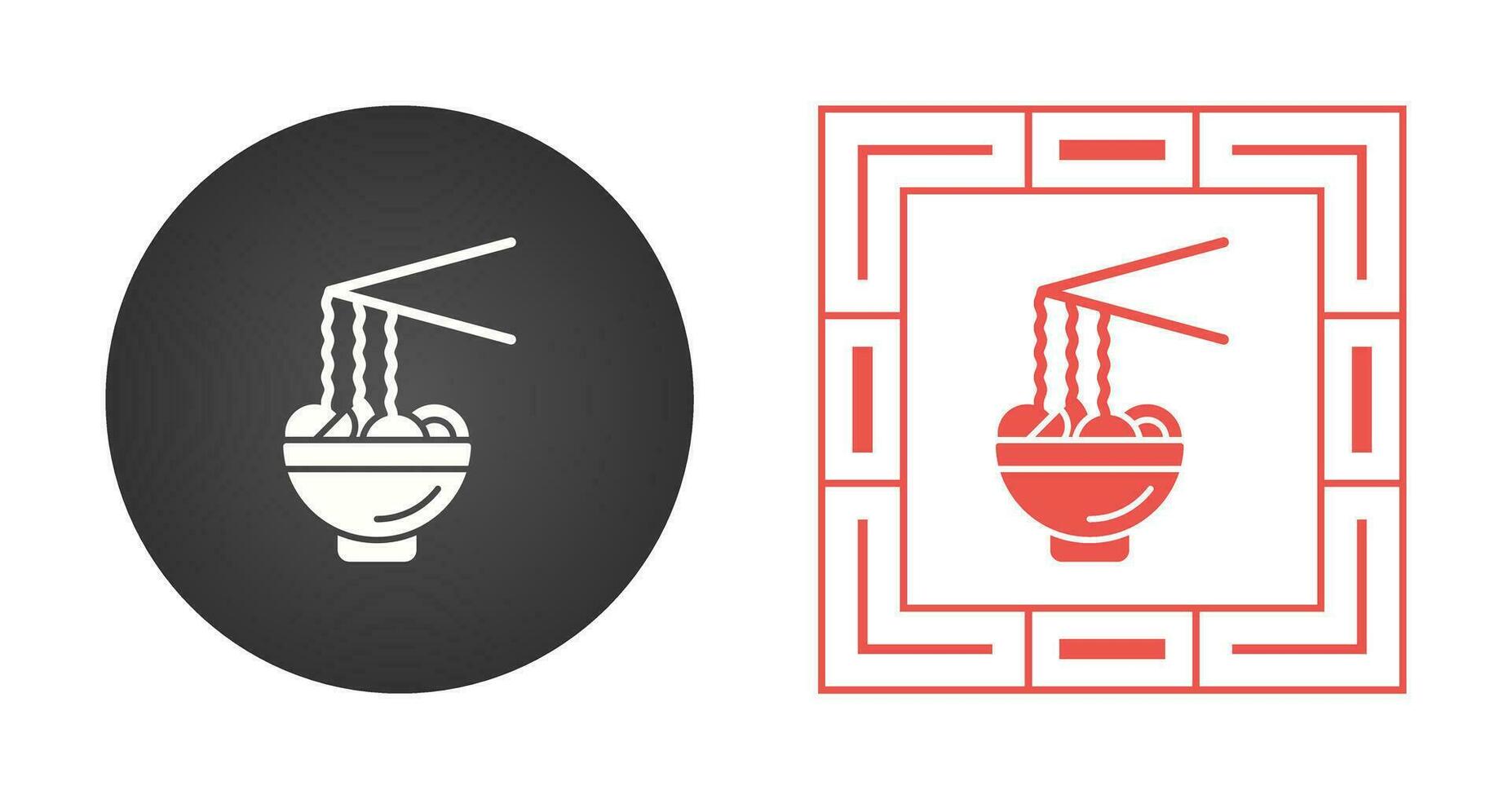 icône de vecteur de cuisine asiatique