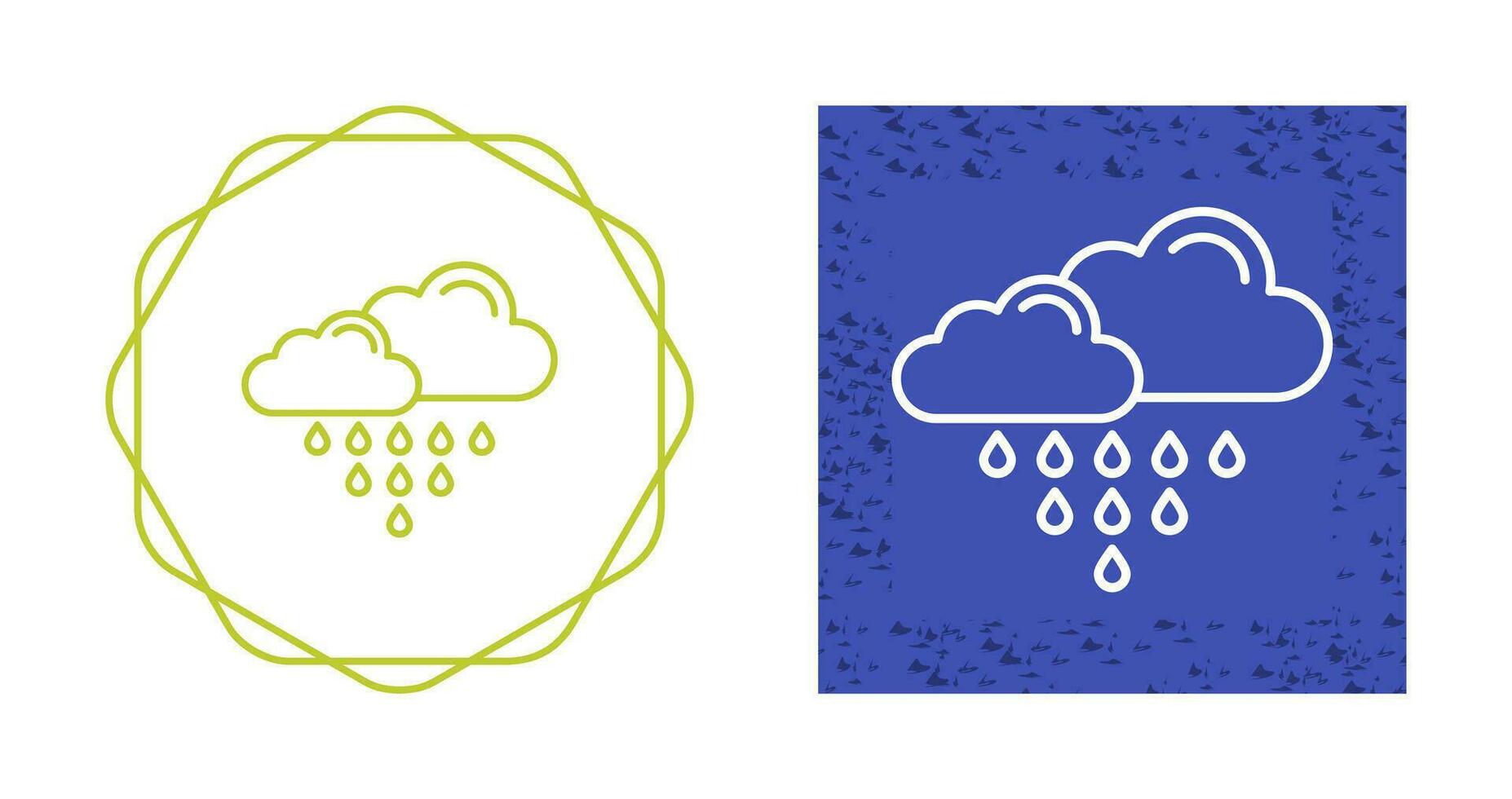 icône de vecteur de pluie acide