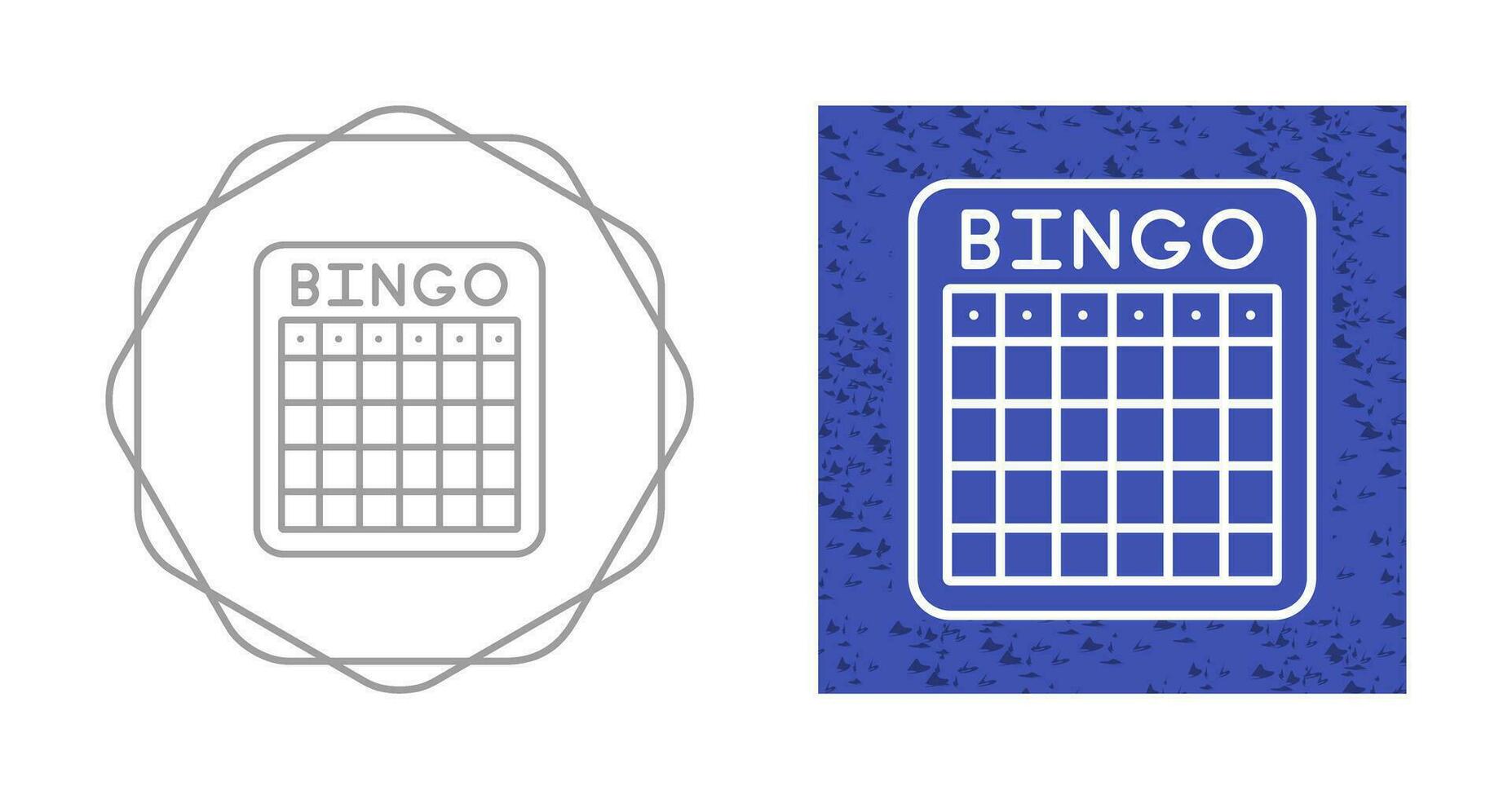 icône de vecteur de bingo