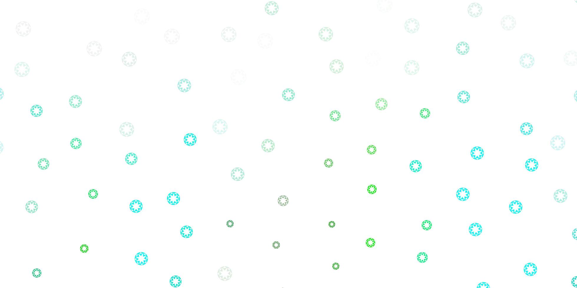 modèle vectoriel bleu clair, vert avec des sphères.