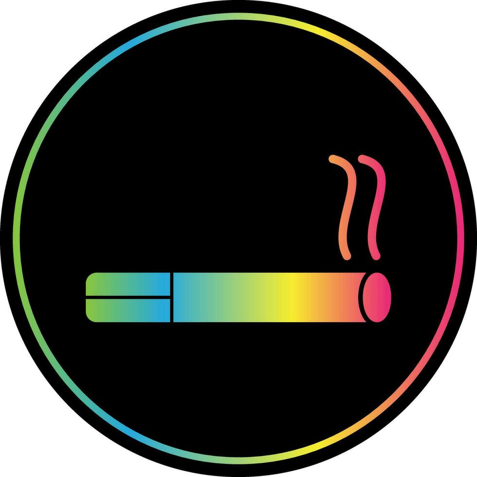 conception d'icône de vecteur de cigarette