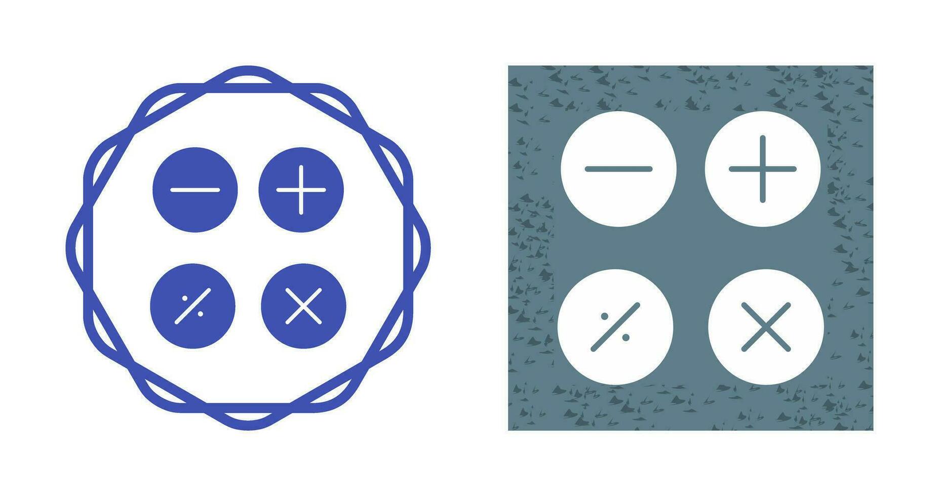 icône de vecteur de symboles mathématiques