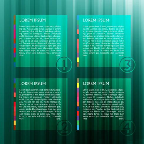 Modèle de vecteur vert pour le web, vector