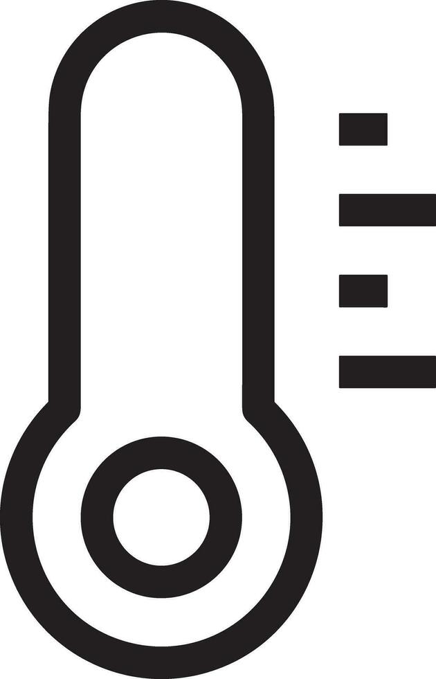 thermomètre médicament icône symbole image vecteur. illustration de le Température du froid et chaud mesure outil conception image.eps dix vecteur