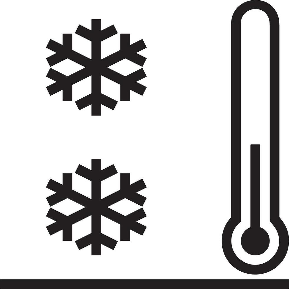 thermomètre médicament icône symbole image vecteur. illustration de le Température du froid et chaud mesure outil conception image.eps dix vecteur