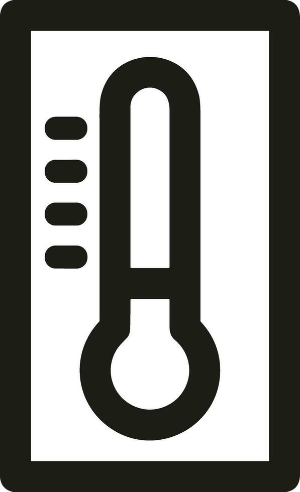 thermomètre médicament icône symbole image vecteur. illustration de le Température du froid et chaud mesure outil conception image.eps dix vecteur