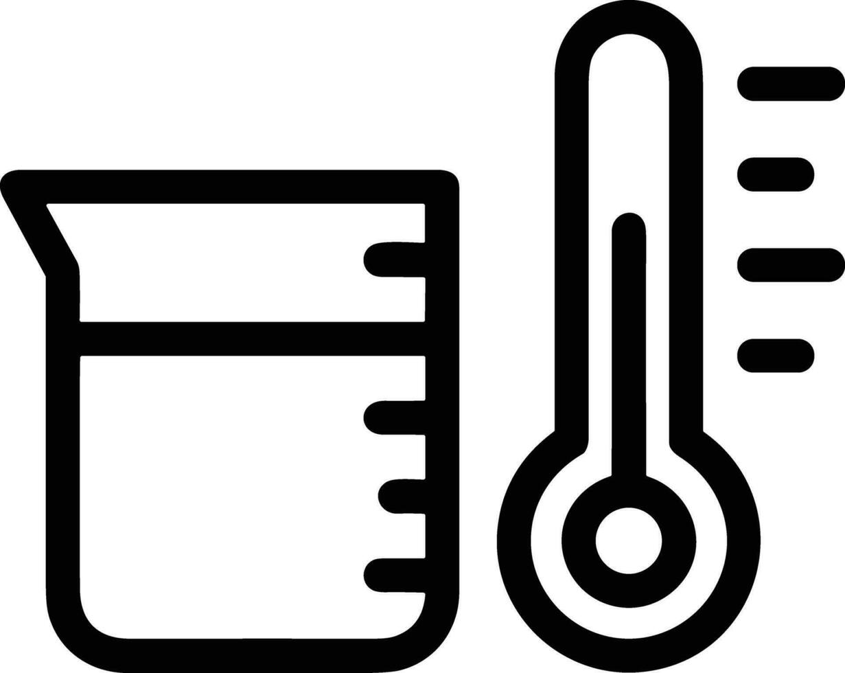 thermomètre médicament icône symbole image vecteur. illustration de le Température du froid et chaud mesure outil conception image.eps dix vecteur