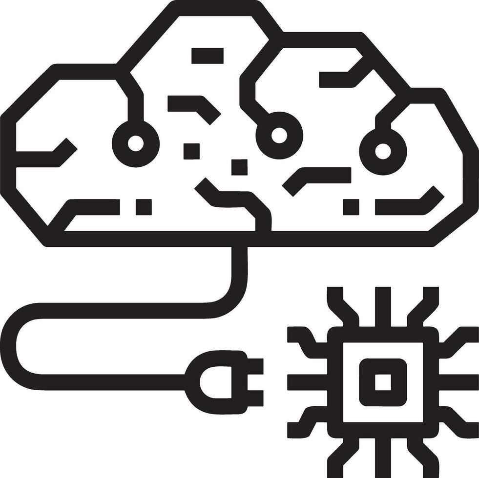 cerveau idée symbole icône vecteur image. illustration de le Créatif intelligence pense conception image. eps dix