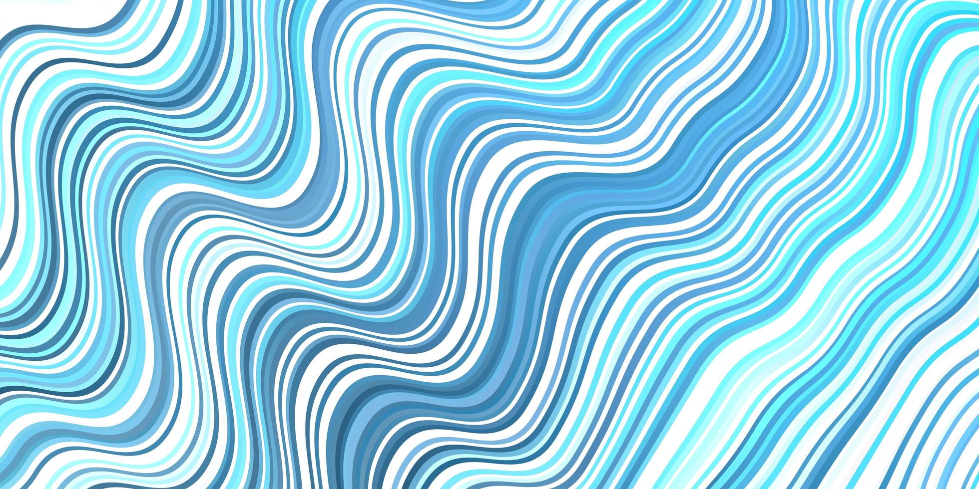 modèle vectoriel bleu clair avec des lignes courbes.